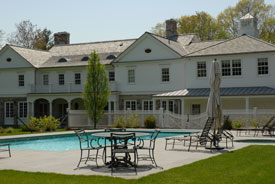Exterior house painting in Darien, CT.