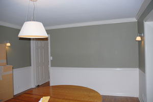 dining room interior painting Mamaroneck, NY