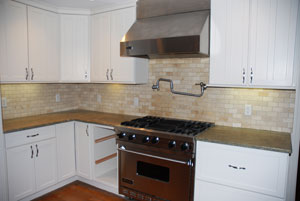 painting kitchen cabinets for interior painting project