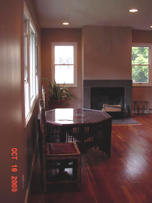 painting living room in New Rochelle, NY